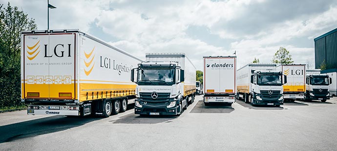 LGI trucks for area freight forwarding