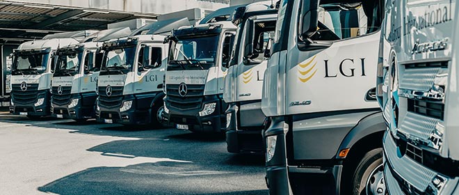 LGI trucks for europe wide freight forwarding - LGI 2006