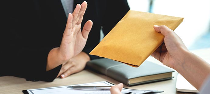 Person refuses a document | LGI Anti corruption