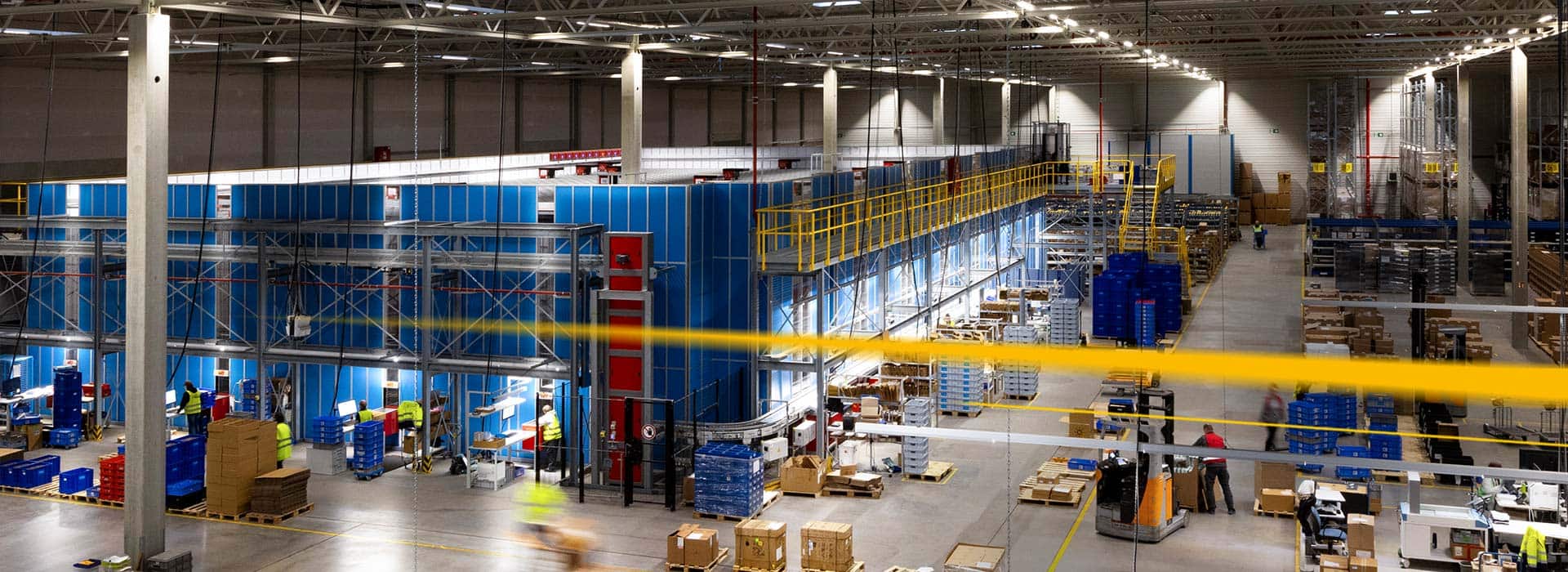 Technical devices in LGI warehouse